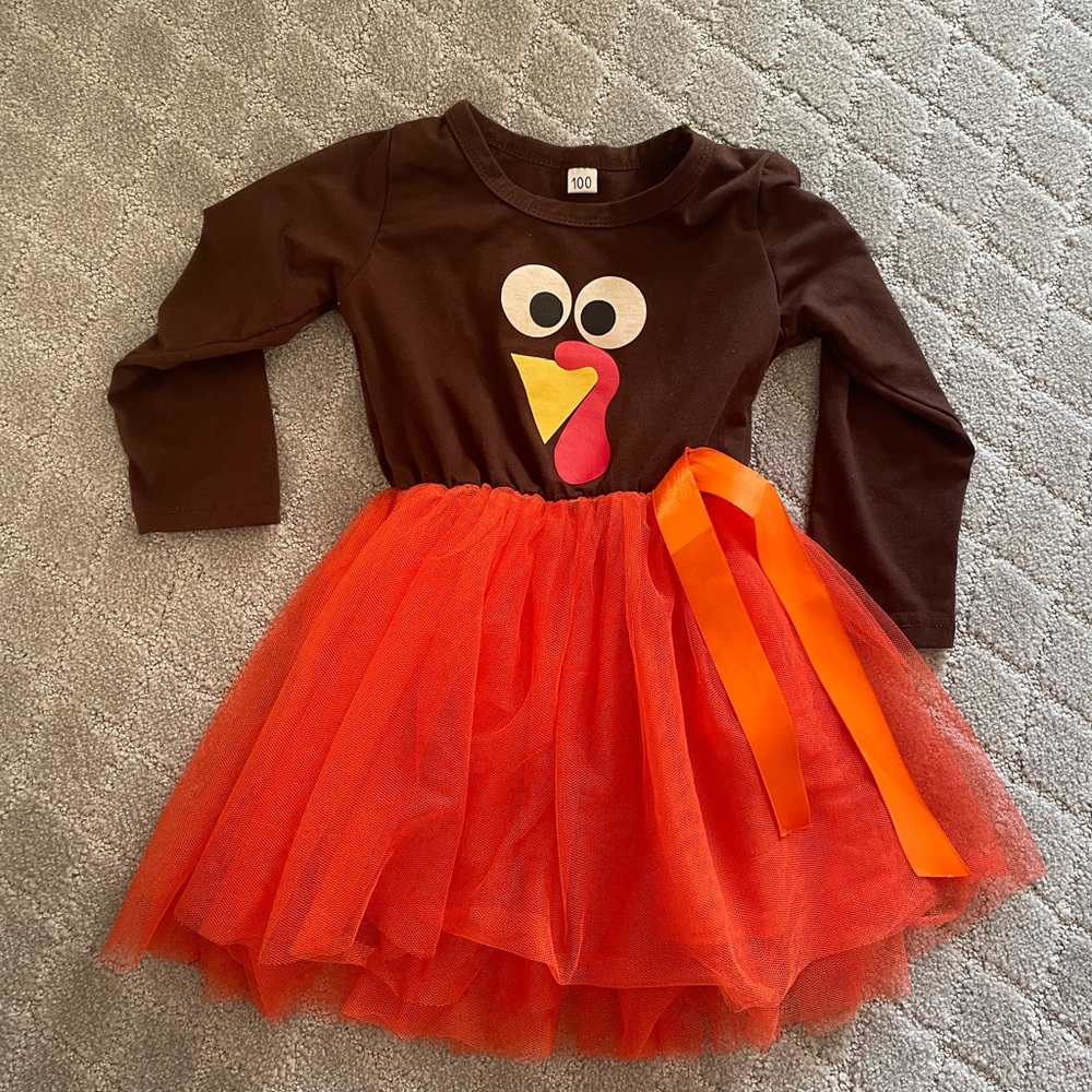 Turkey tutu dress for toddler